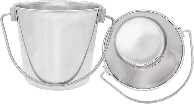 Fuzzy Puppy Heavy Duty Pail with Contoured Handle 9 Quart (HDP-9)