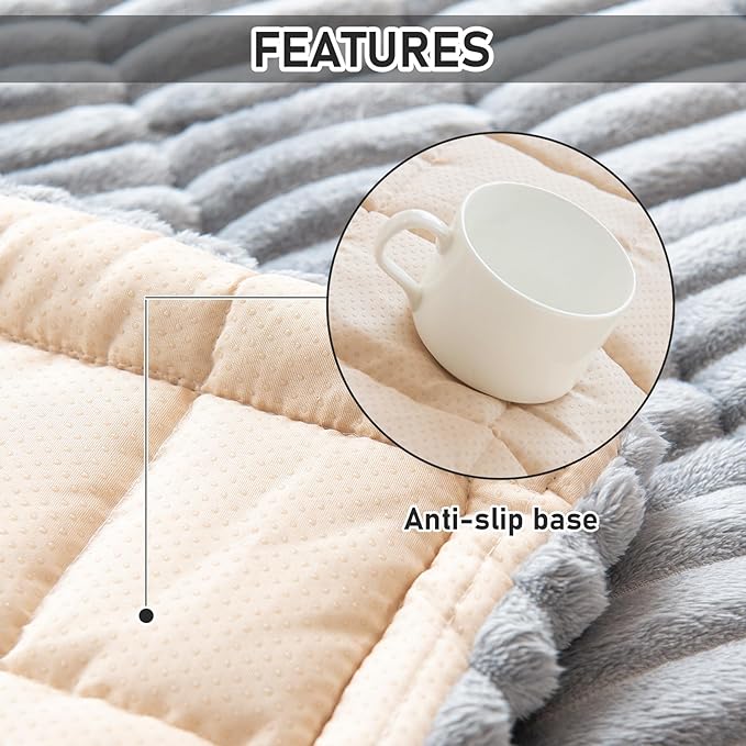 LiveGo Fuzzy Couch Covers for Pets 70x150 cm/27.6x59.06