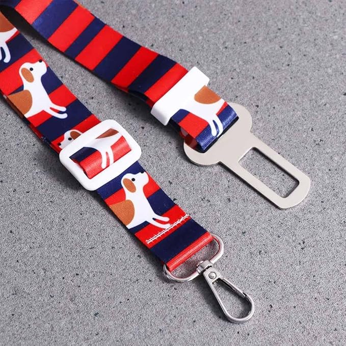 3 Pcs Adjustable Pet Dog Cat Car Seat Belt for Universal Vehicle