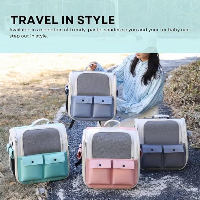 Portable Pet Carrier Backpack for Cats 25lbs l