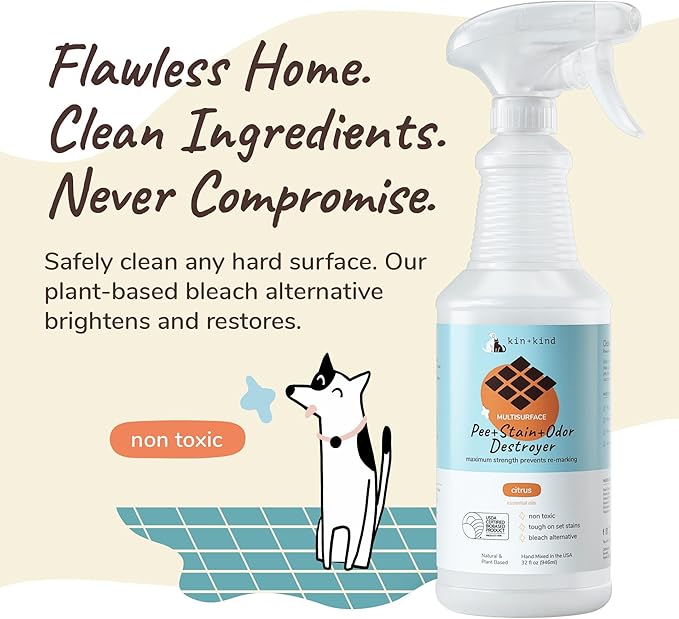 kin+kind Pet Odor Eliminator for Home 32 fl