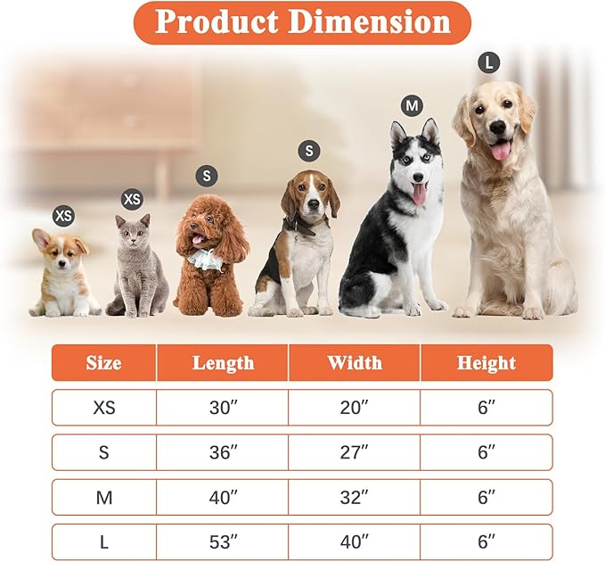 Dog Bed Covers Only 53Lx40Wx6H Inches