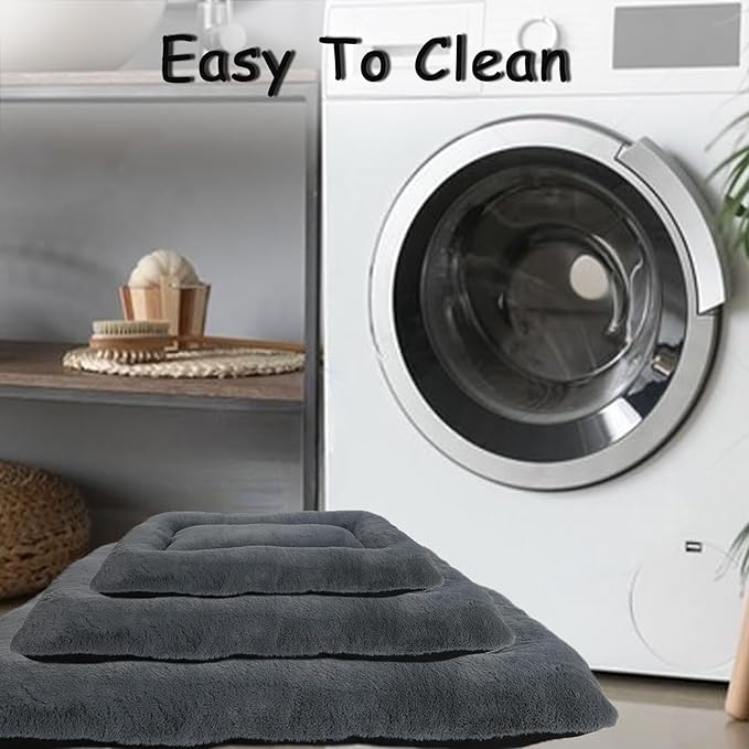Crate Pad 42 Inch Machine Washable 80lbs,Dark Grey 42 x 28 Inch
