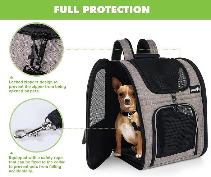 Pecute Pet Carrier Backpack 18 Lbs