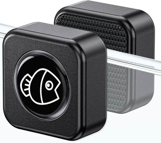 Pawfly Aquarium Magnetic Brush Fish Tank Glass Cleaner 1 Inch 1/5 Inch 10 Gallons