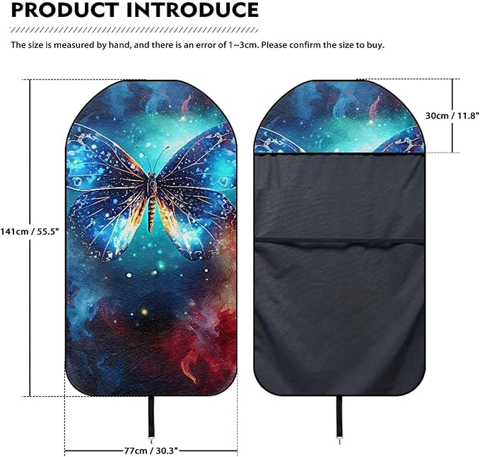 Butterfly Waterproof Towel Car Seat Cover Anti-Slip Bucket Seat Protector Washable Car Accessories Decro from Sweat