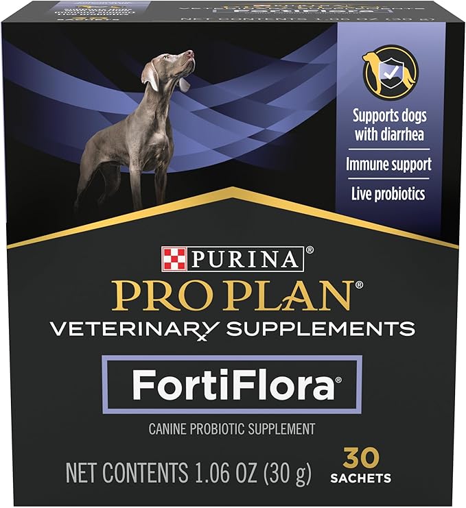 Purina Pro Plan Veterinary Supplements FortiFlora Dog Probiotic Supplement 30 Ct.