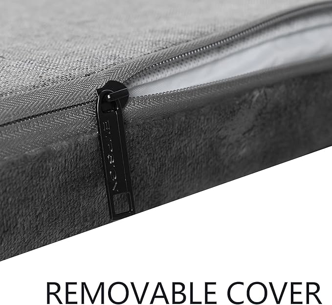 EMPSIGN Stylish Dog Bed Mat Dog Crate Pad Mattress Reversible (Cool & Warm) Grey,XL(41''''*28''''*3'''')