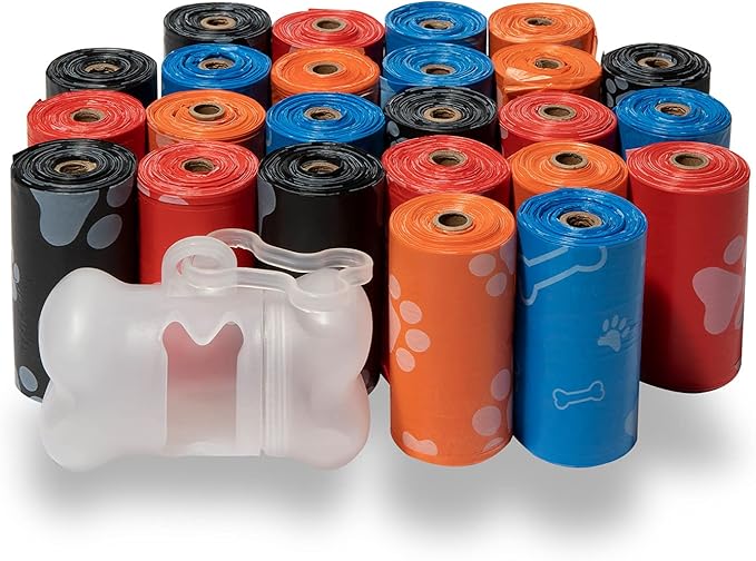 Best Pet Supplies Dog Poop Bags (360 Bags) for Waste Refuse Cleanup