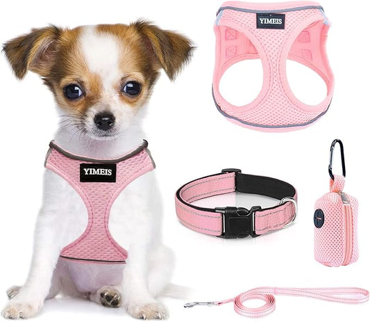YIMEIS Dog Harness and Leash Set 1)