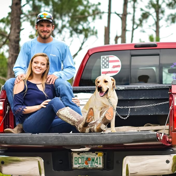 Chain Dog Truck Bed Cross Tether