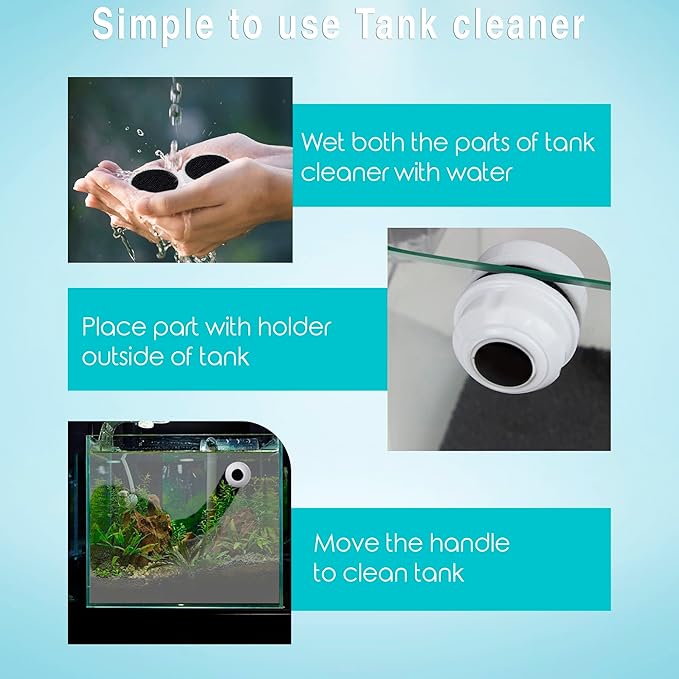 JOR Magnetic Scrubber for Aquarium Fish Tank