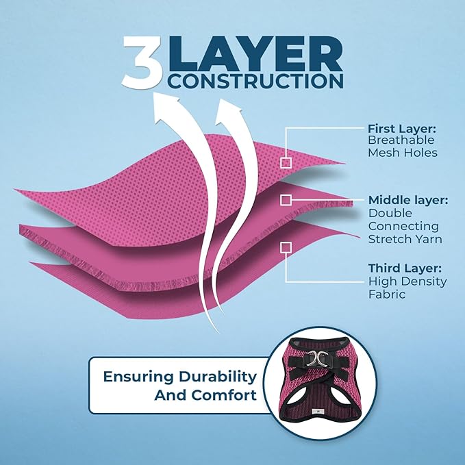 Voyager Step-in Air Dog Harness 2-Tone), XS 13-14.5")
