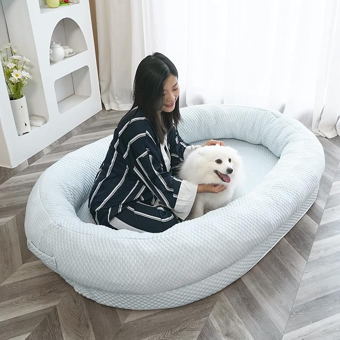 Giant Dog Bed for Human with Matching Blanket 65 * 55 XXXXXXL