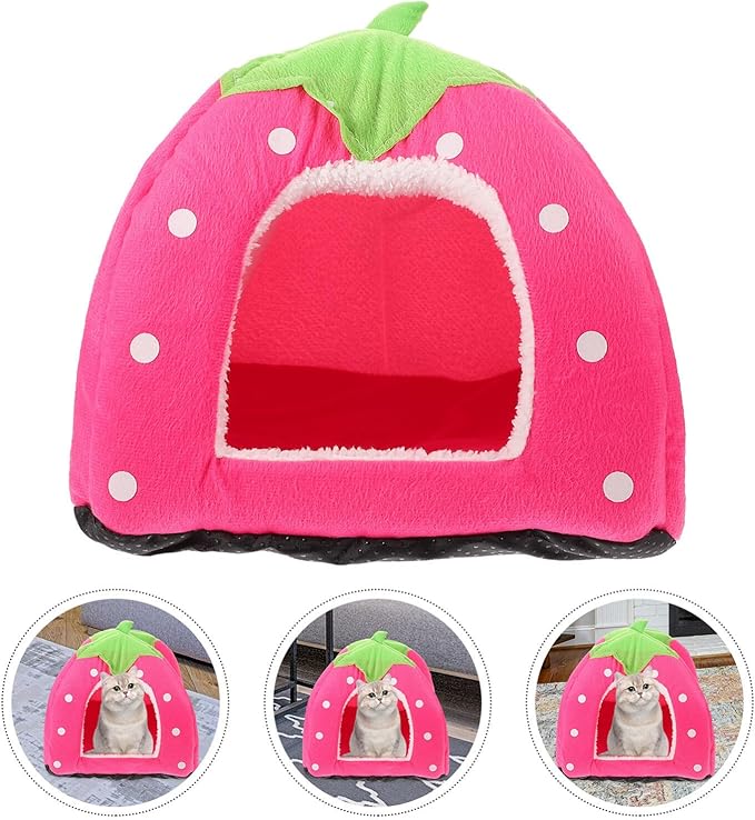 Plush Pet Bed yurt Tent Pet Warm House