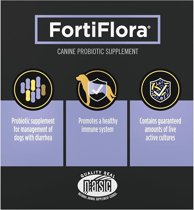 Purina Pro Plan Veterinary Supplements FortiFlora Dog Probiotic Supplement 30 Ct.