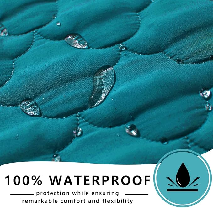 SPXTEX Dog Bed Cover Washable Pee Pads Dog Blankets for Puppy Large Dog Cat 1 Piece(52"x82",Aqua)
