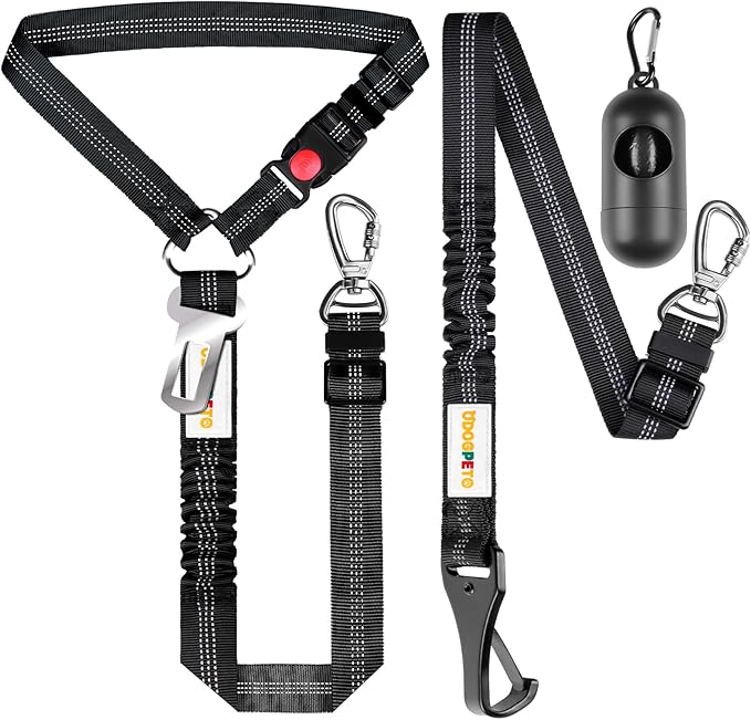 Dog Seat Belt for Car 4-in-1 Dog