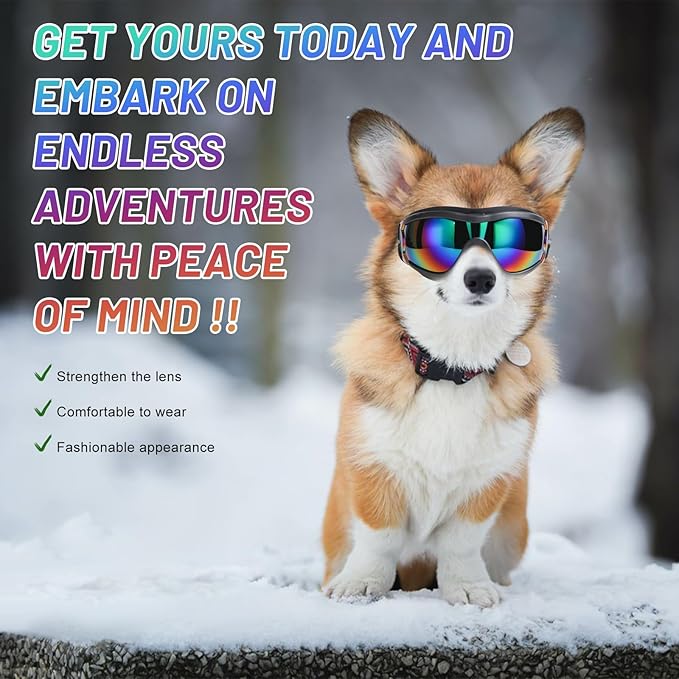 NVTED Dog Sunglasses Dog Goggles