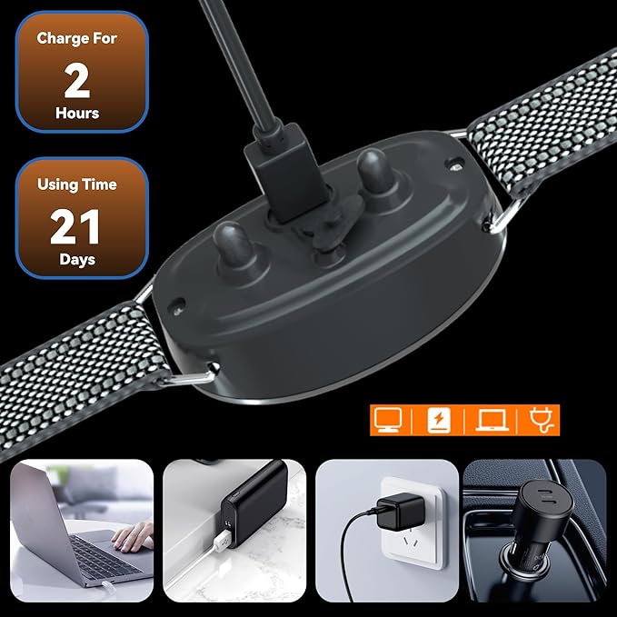 Dog Bark Collar 8 Adjustable 8 Levels