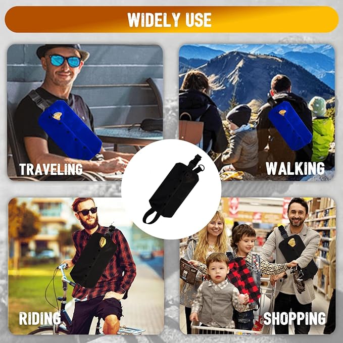 WATFOON Adjustable Lizard Leather Leash Harness and Bearded Dragon Carrier Sling