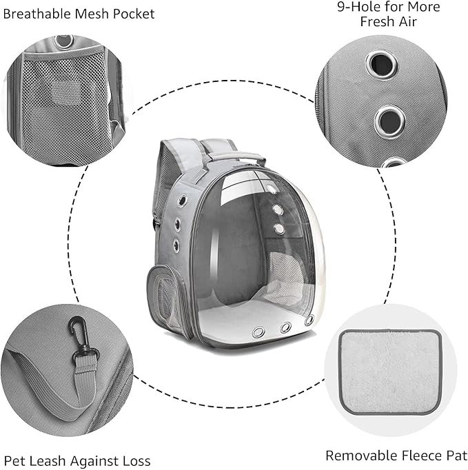 Henkelion Bubble Carrying Bag for Small Medium dogs Cats