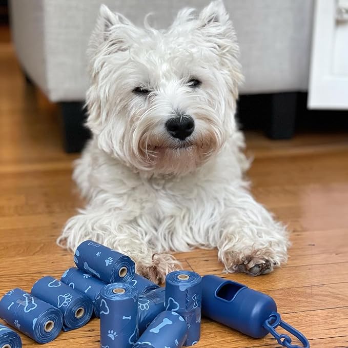 Best Pet Supplies Dog Poop Bags (150 Bags) for Waste Refuse Cleanup