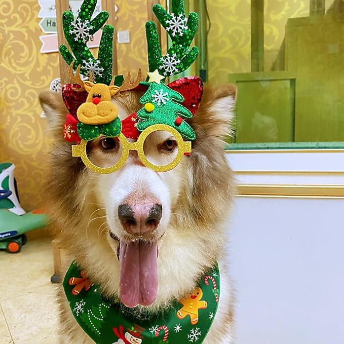 Christmas Costume for Pet Merry Christmas Bandanna Christmas