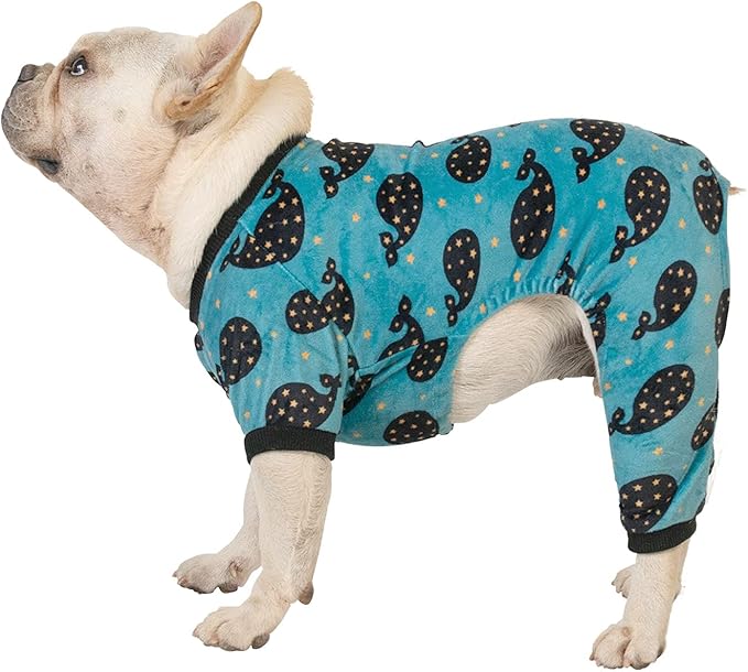 CuteBone Soft Puppy Pajamas Cute Dog Pjs Jumpsuit P143XS X-Small