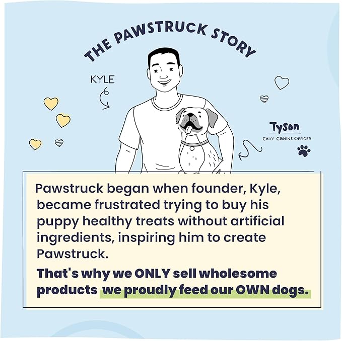 Pawstruck All-Natural 4" Bully Stick Rings for Dogs 100% Beef 10 count