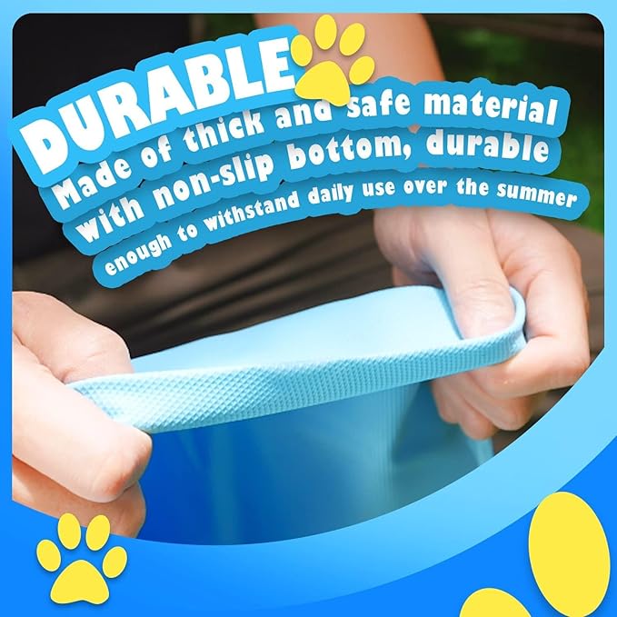 PAWISE Dog Splash Pad 59 Inch Toys(150 cm),Splash