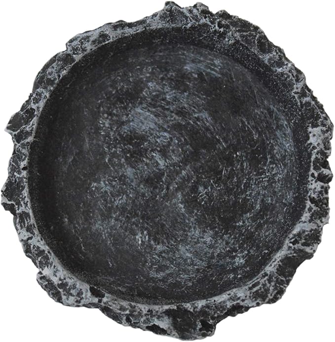 2 Pack Reptile Water Dish Reptile Water and Food Bowls Reptile Feeding Dish (2Pcs Round)