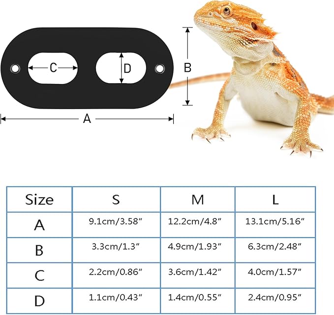 Bearded Dragon Leash & Harness 3 Size