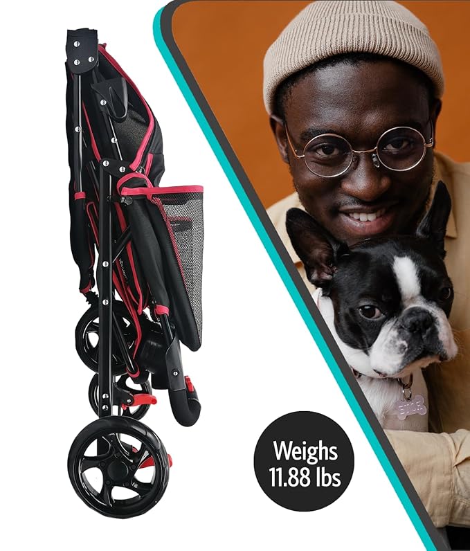 AmorosO Pet Stroller for Convenience and Mobility