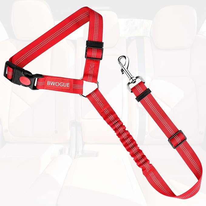 BWOGUE Pet Dog Cat Seat Belts (1 Pack)