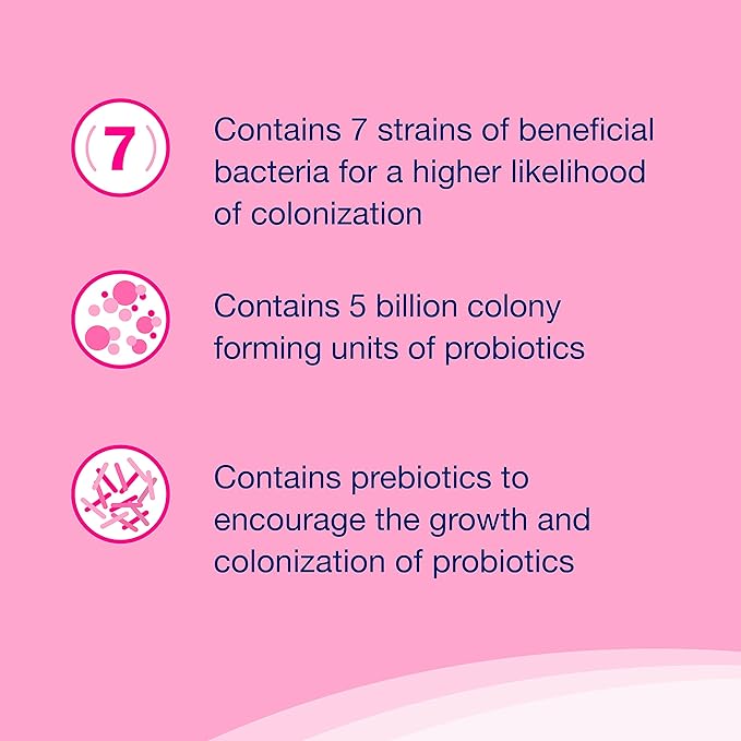 Nutramax Laboratories Proviable Digestive Health Supplement Multi-Strain Probiotics and Prebiotics for Dogs 7-Strains of 60 Chewable