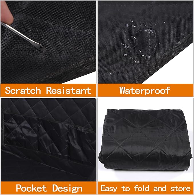 Aunginsy SUV Cargo Liner for Dogs Fit Toyot@a 2007-2024 Car