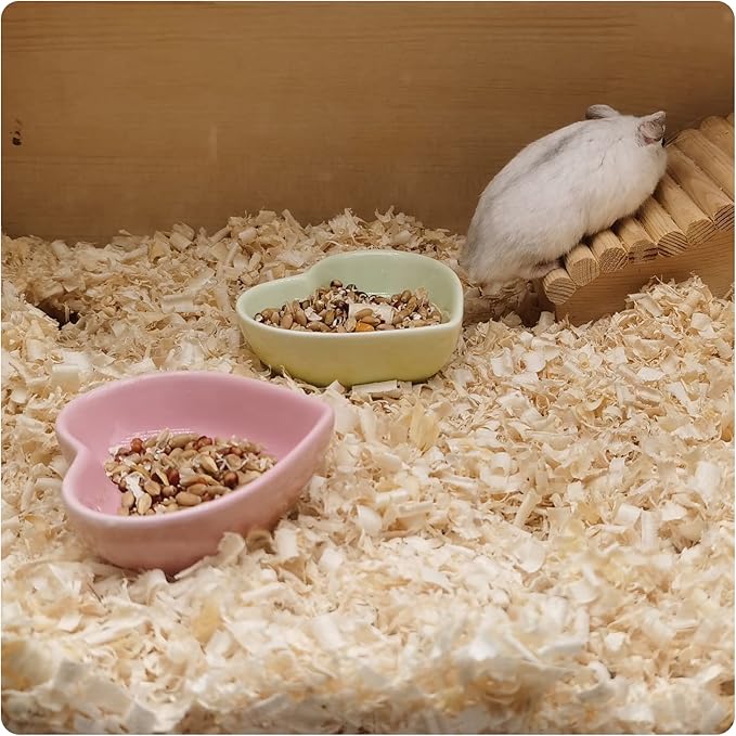 Ceramic Hamster Food Bowl 1.2oz Durable 1pcs)