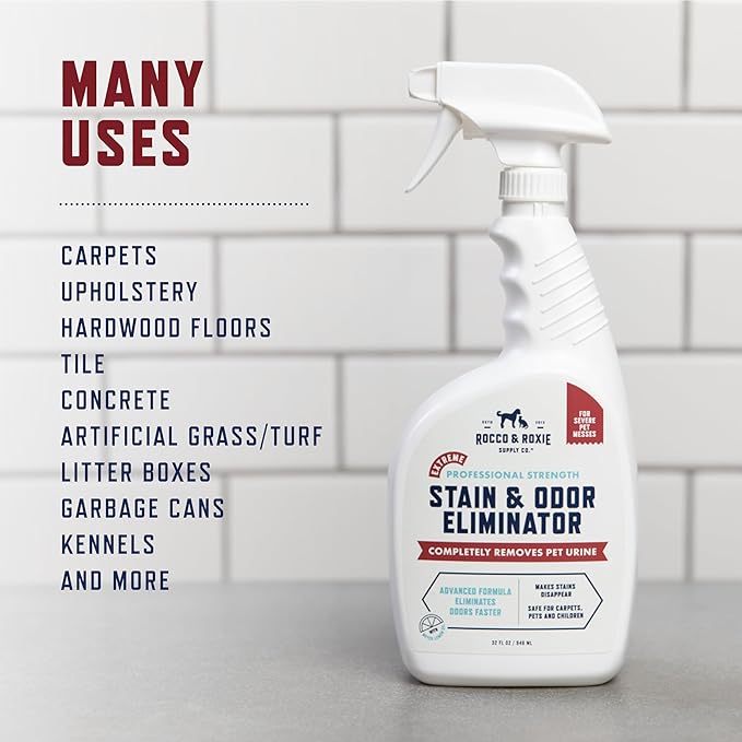 Rocco & Roxie Extreme Stain & Odor Eliminator for Strong Odor