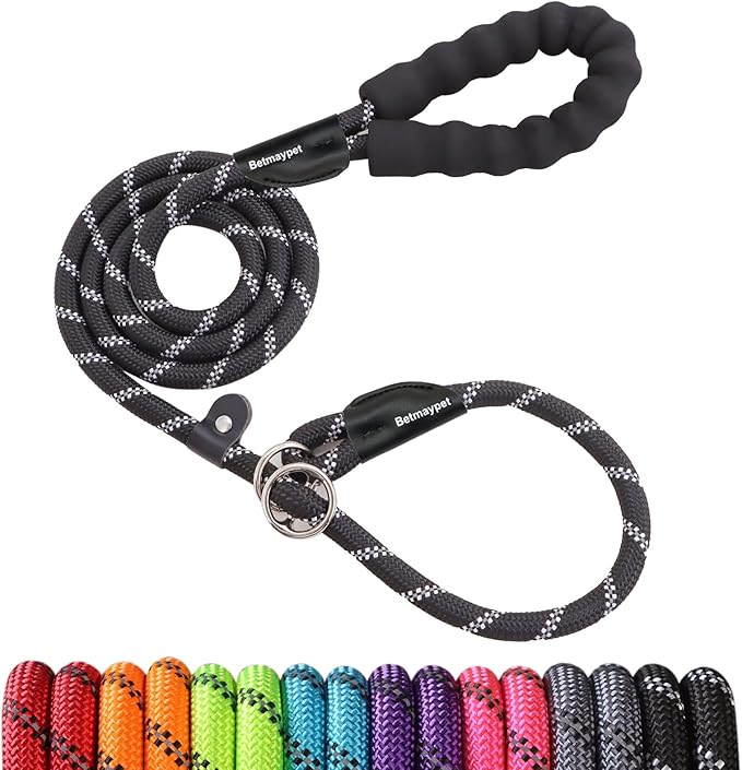 Slip Leads Dog Leash 4/5/6 FT (1/2''- 5FT,