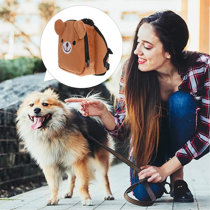 UEETEK Dog Backpack Saddlebag Adjustable Pet Harness Bag
