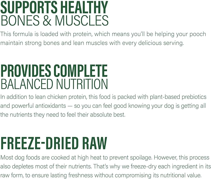 360 Pet Nutrition Raw Freeze-Dried Dog Food 16 oz