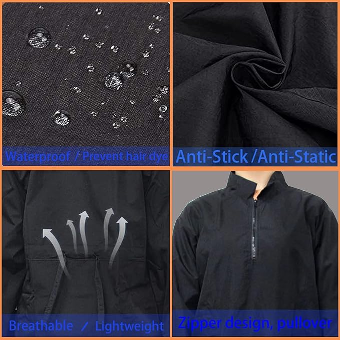 Gliitatu Dog Grooming Smock Barber Jackets for Women