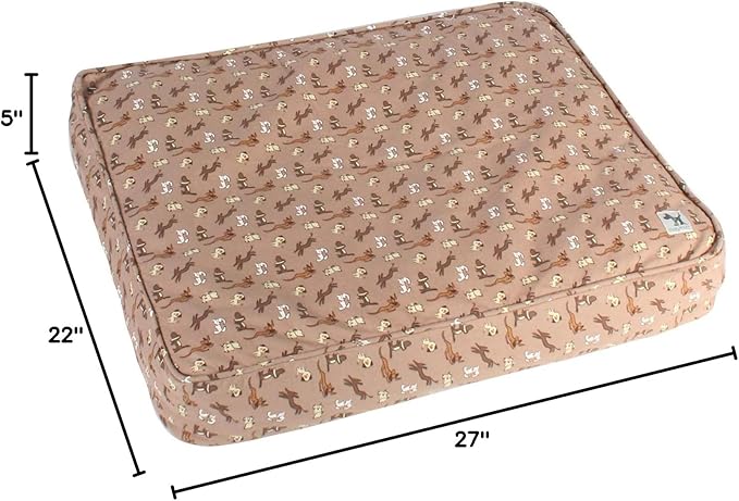 Molly Mutt Small Dog Bed Cover 22”x27”x5’’ - 100% Cotton