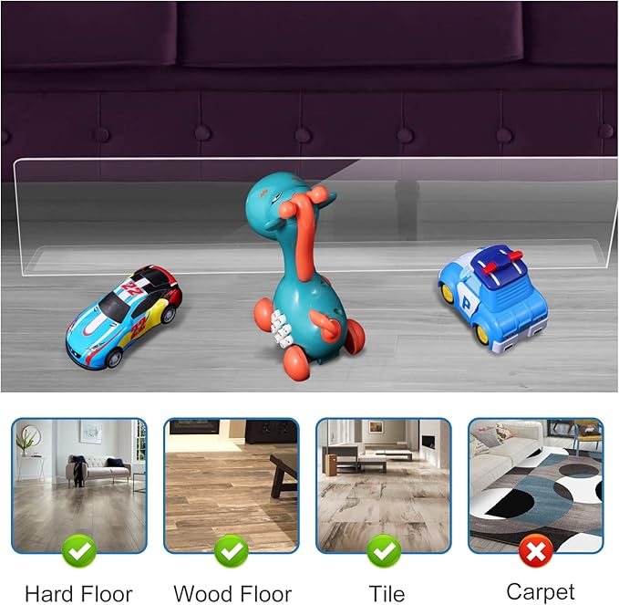 Under Couch Blocker Under Couch Toy Blocker for Under Couch Blocker for Pets 12pack Under Bed Pet Barrier Blockers for Pets