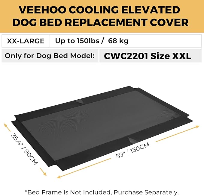 Veehoo Dog Bed Replacement Cover for CWC2201