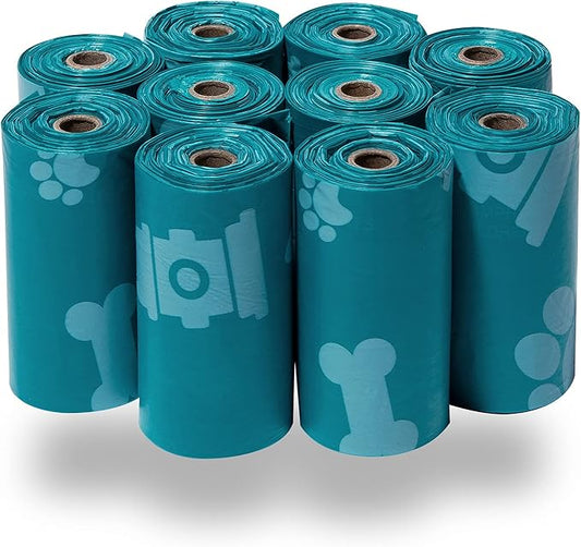 Best Pet Supplies Dog Poop Bags (150 Bags) for Waste Refuse Cleanup