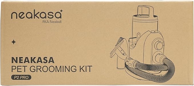 Neakasa by neabot P2 Pro Dog Grooming Kit 99% Hair, 5 Proven 2L Large-Capacity