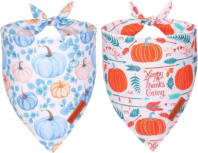 ADOGGYGO Thanksgiving Dog Bandana