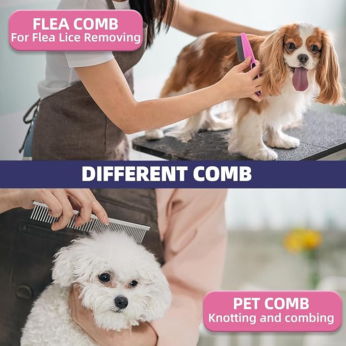 Dog Brush for Shedding 9 PCS